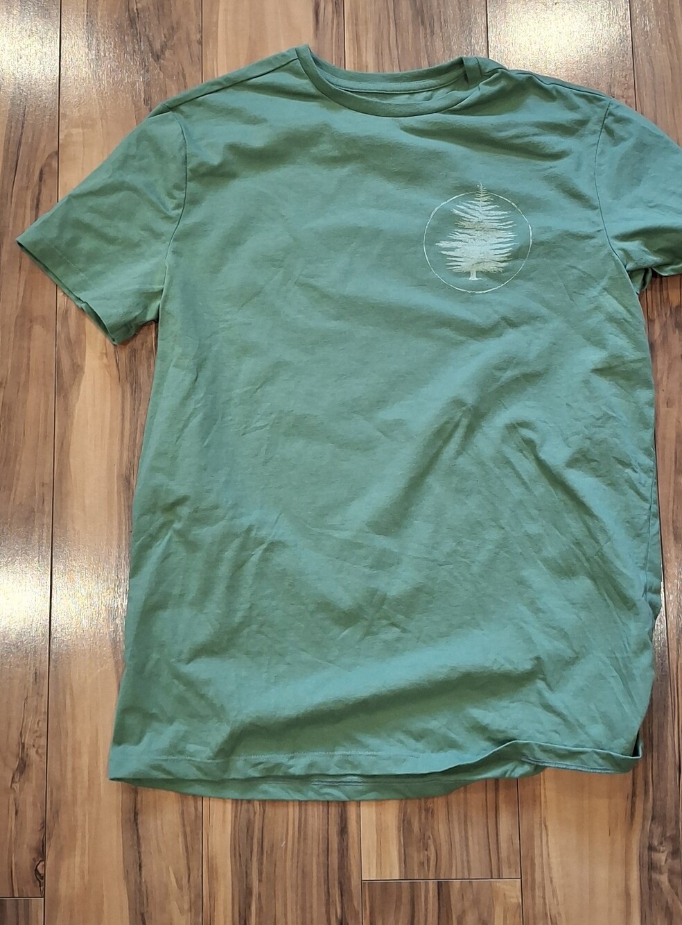 Goodfellow Men's M Plant For The Planet Green Short-Sleeve Graphic Tee